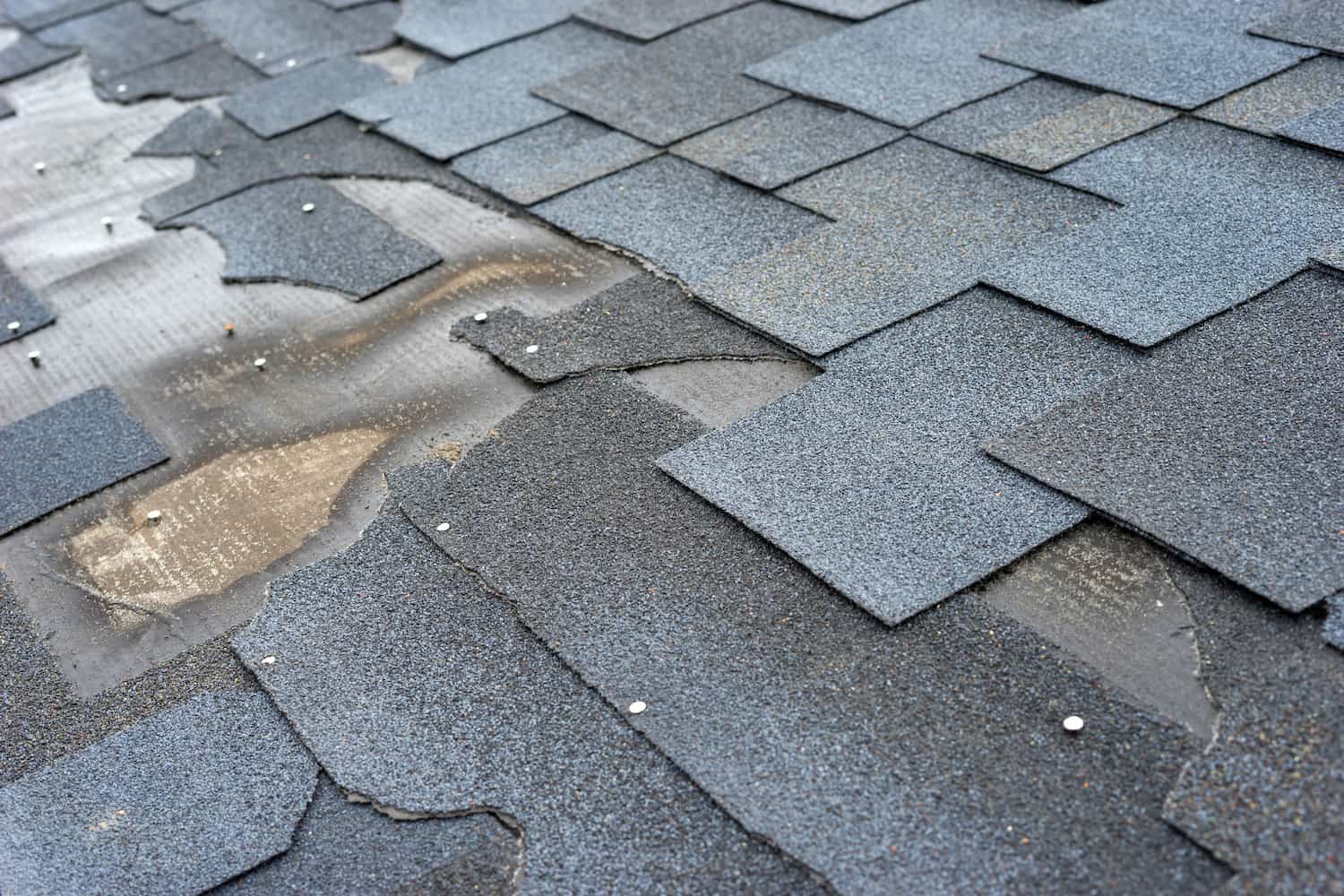 how old is my roof missing shingles