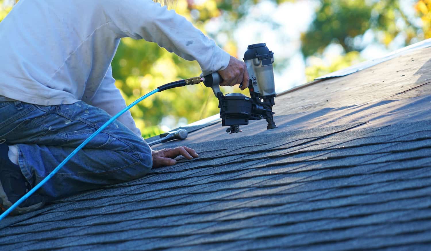 roof replacement tips nailgun