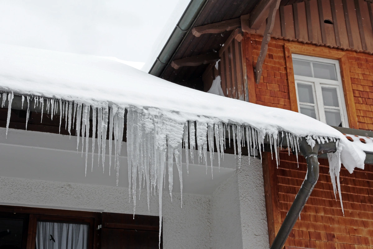 roof damage dealing with ice dams
